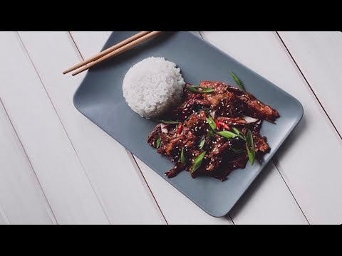 Говядина по-монгольски//Vegan Mongolian «Beef»
