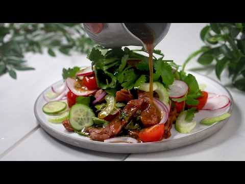 Азиатский салат с джерки "баранина"